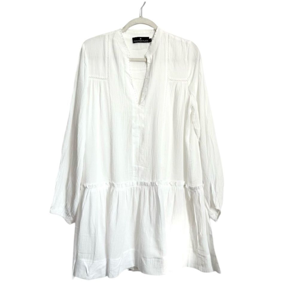 NEW Tucketnuck Pomander Place White Ophelia Coverup - Picture 10 of 12